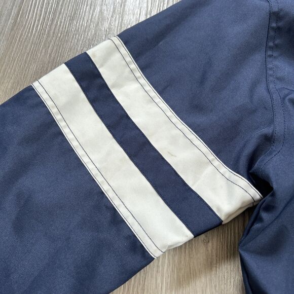 Old Navy Anorak Rain Jacket Mens 2XL Blue Pullover 1/4 Zip Windbreaker VTG Y2K - Picture 10 of 11